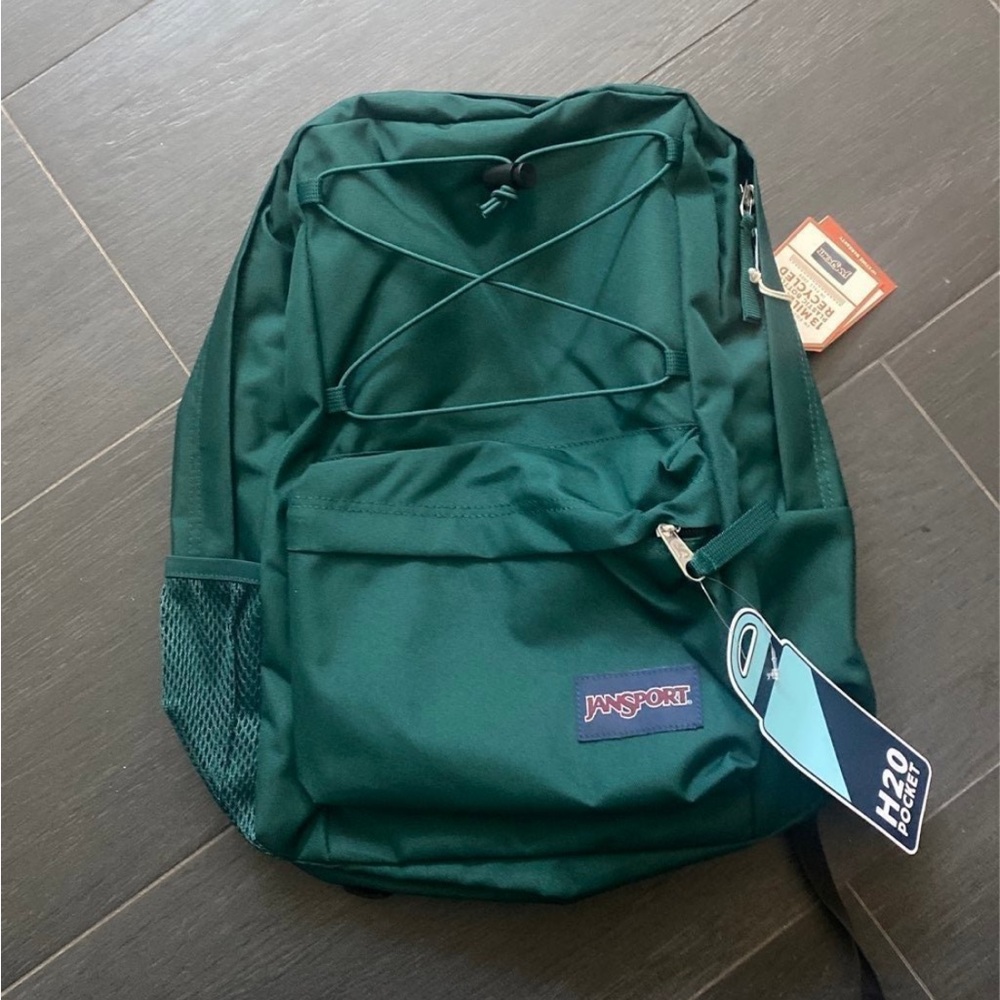 JanSport Green Backpack Classic Design NWT